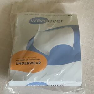 NWT in Factory Sealed Bag Size Large Leak Control Underwear for Men